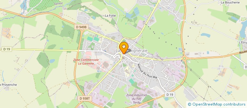 localisation de l'entreprise CODISPRAL à LA CHATAIGNERAIE