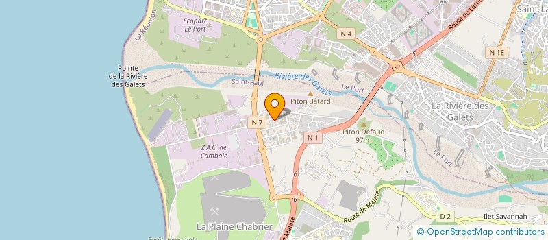 localisation de l'entreprise CODITECH à SAINT-PAUL