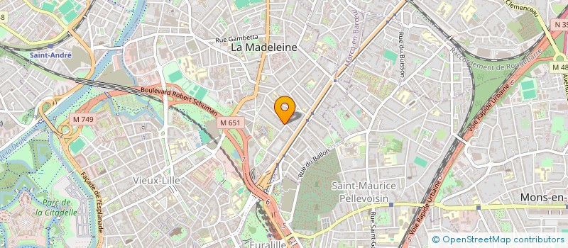 localisation de l'entreprise CODIVEM à LA MADELEINE