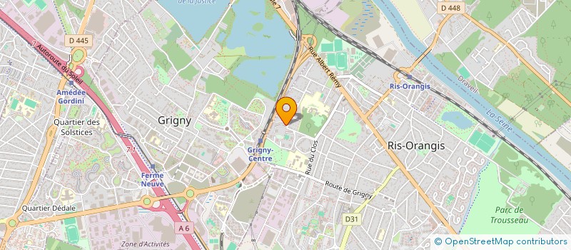 localisation de l'entreprise CODIVEX à RIS-ORANGIS