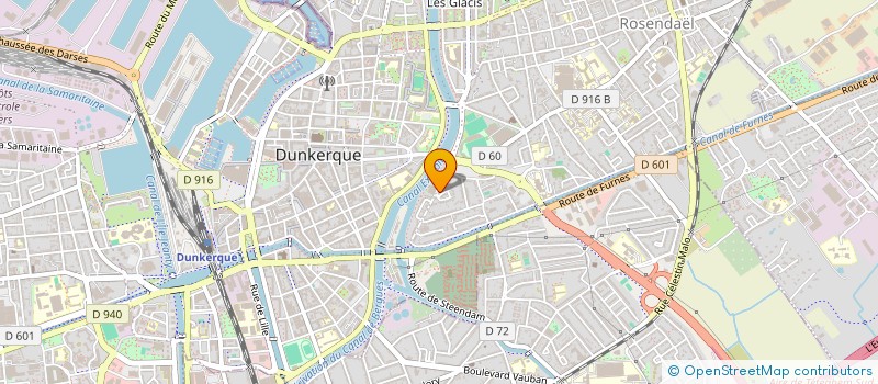 localisation de l'entreprise CODIVISION à DUNKERQUE
