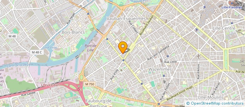 localisation de l'entreprise CODO à LILLE