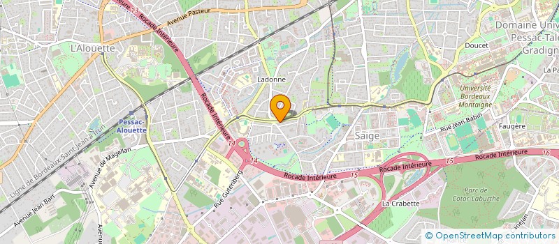 localisation de l'entreprise CODOGNAN  PESSAC