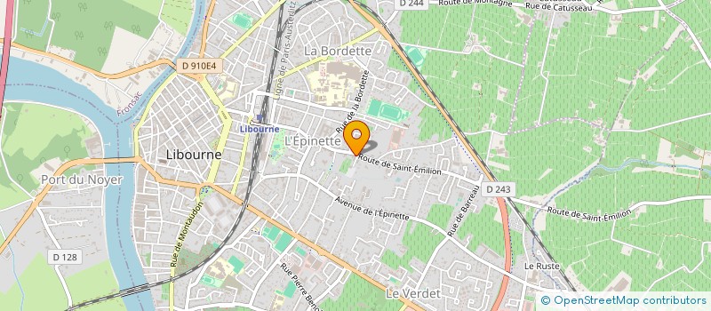 localisation de l'entreprise CODOR à LIBOURNE