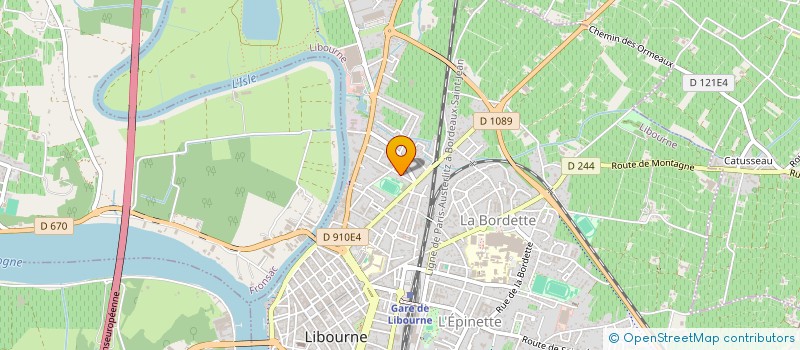 localisation de l'entreprise CODOR INVESTISSEMENT à LIBOURNE