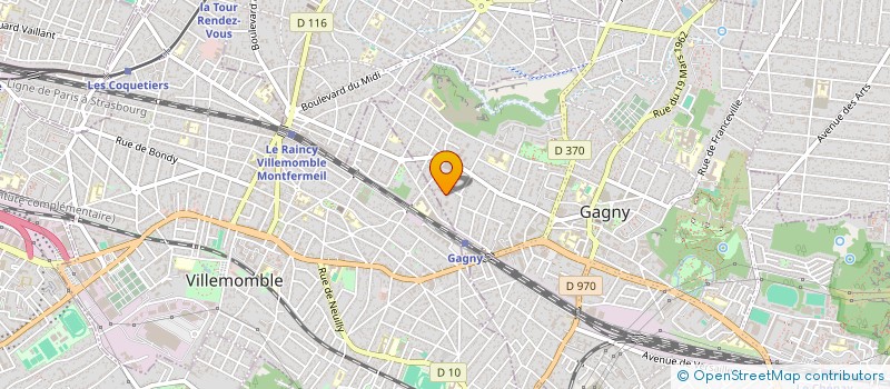 localisation de l'entreprise CODREA  GAGNY