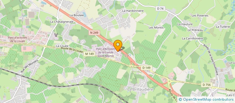 localisation de l'entreprise CODRIH'M  HAUTE-GOULAINE