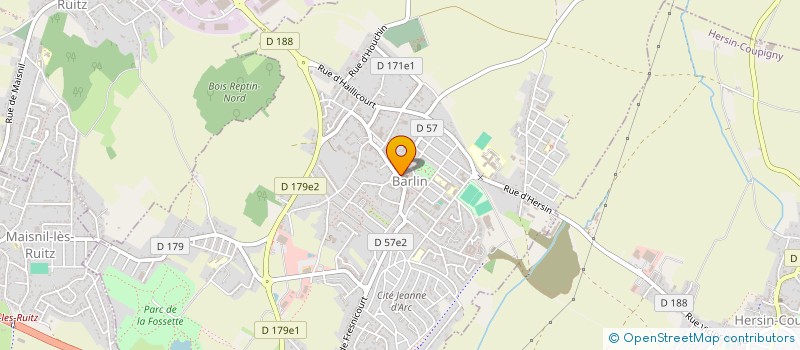 localisation de l'entreprise CODRON ET CIE à BARLIN