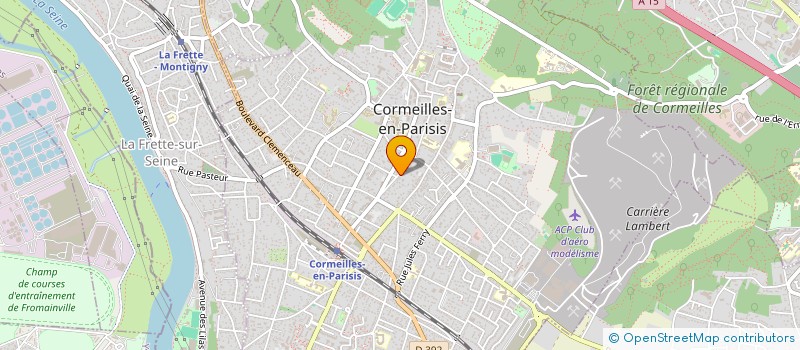 localisation de l'entreprise CODVIRTUEL à CORMEILLES-EN-PARISIS