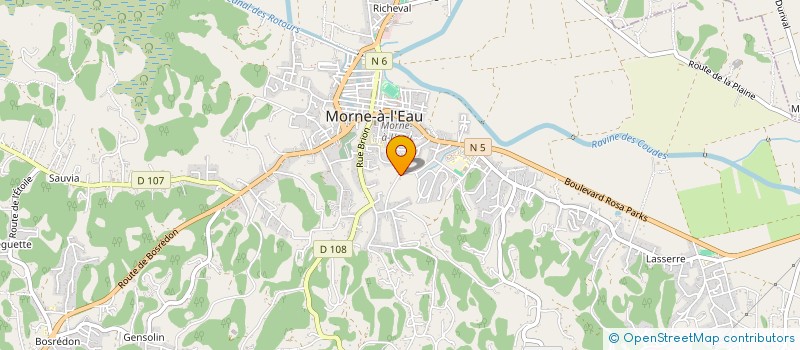 localisation de l'entreprise CODY'S ASSO  MORNE-A-L'EAU