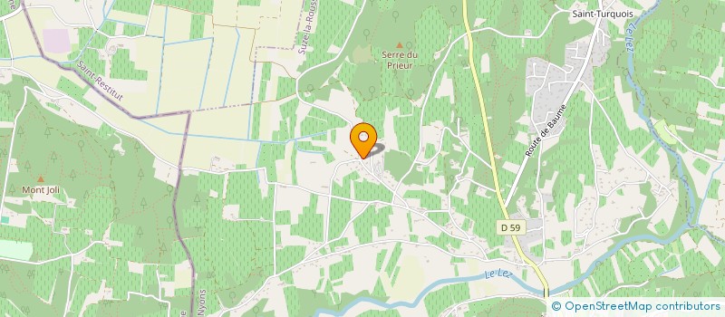 localisation de l'entreprise CODYJO  SUZE-LA-ROUSSE