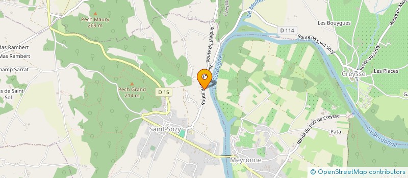 localisation de l'entreprise COEBRIDGE  SAINT-SOZY