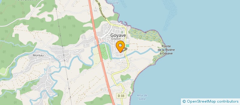 localisation de l'entreprise COEDADE  RUP  AAC à GOYAVE