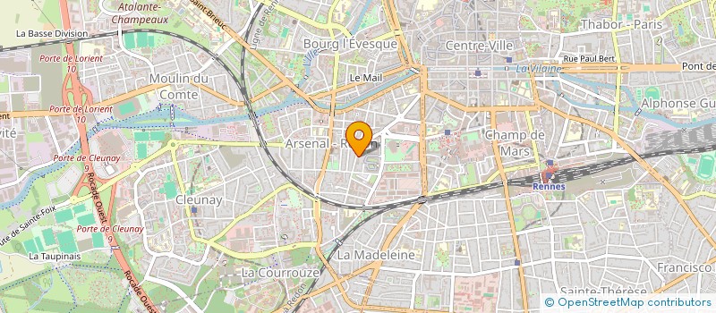 localisation de l'entreprise COEFFICIENT 110  RENNES
