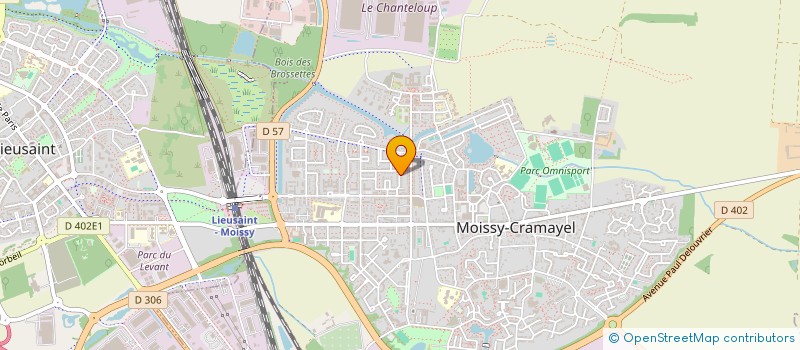 localisation de l'entreprise COELACANTHE  MOISSY-CRAMAYEL