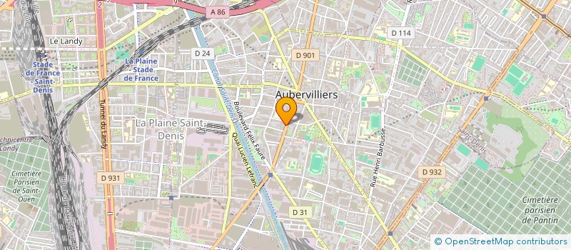 localisation de l'entreprise COELHO PARFAIT  AUBERVILLIERS