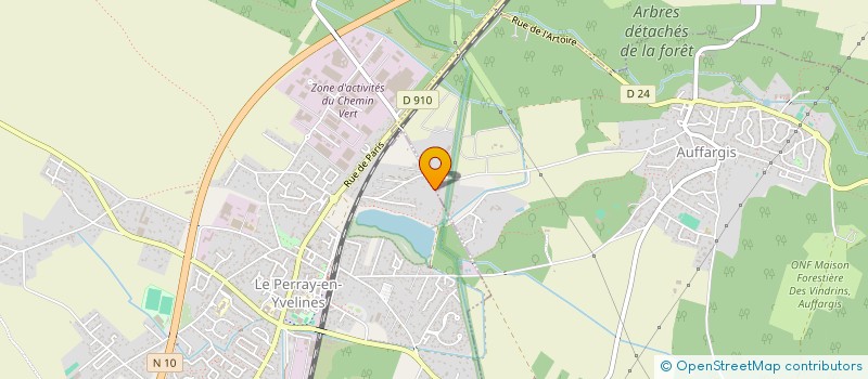 localisation de l'entreprise COELHO SERVICES  AUFFARGIS