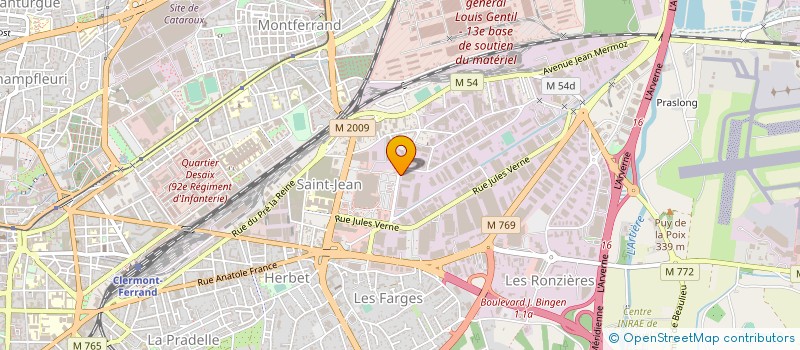 localisation de l'entreprise COELTO SERVICES à CLERMONT-FERRAND