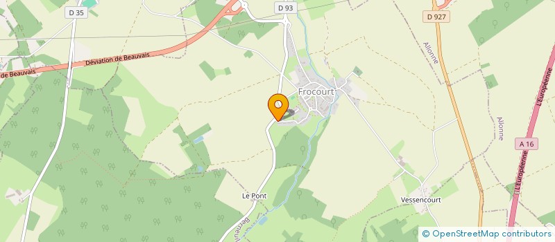 localisation de l'entreprise COELYS à ALLONNE