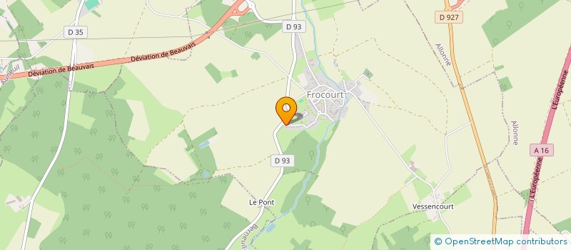 localisation de l'entreprise COELYS INTERVENTIONS à ALLONNE