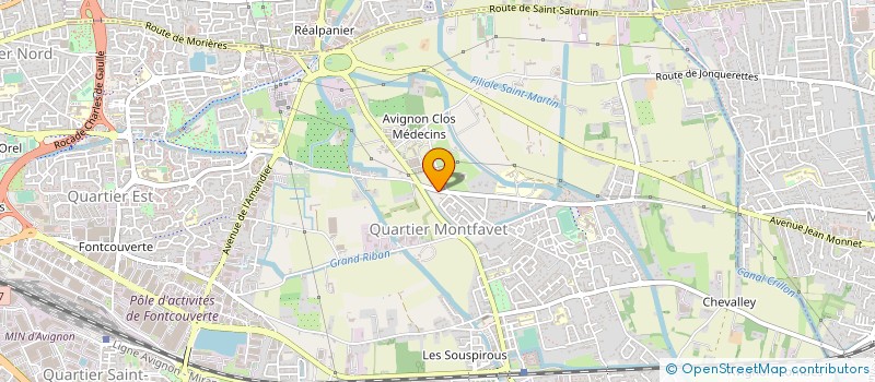 localisation de l'entreprise COEMA à AVIGNON