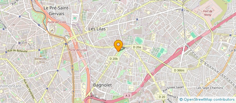 localisation de l'entreprise COENE BRICE à BAGNOLET
