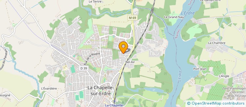 localisation de l'entreprise COEOS CONSEIL à CHAPELLE-SUR-ERDRE (LA)