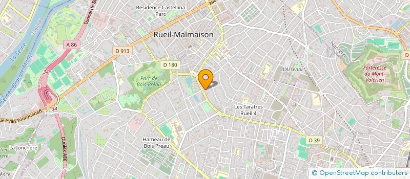 localisation de l'entreprise COEOS HOLDING à RUEIL-MALMAISON