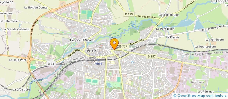 localisation de l'entreprise COEPTO à VITRE