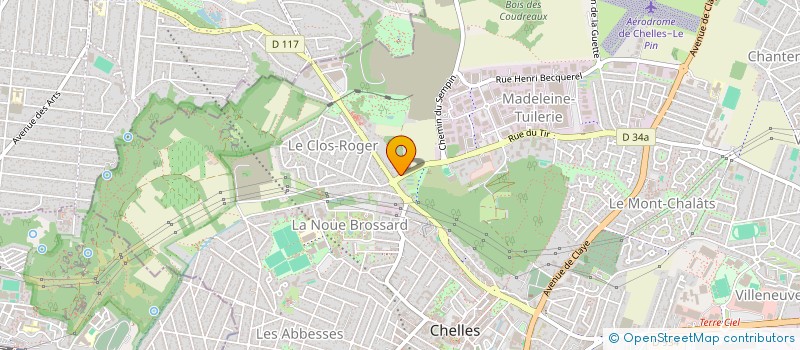 localisation de l'entreprise COERANCE à CHELLES