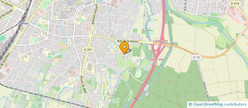 localisation de l'entreprise COERMA à COLMAR