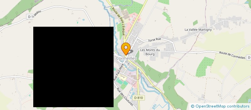 localisation de l'entreprise COESNON  CORMEILLES