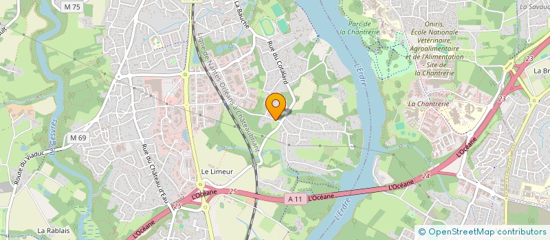 localisation de l'entreprise COET-LEU HOLDING à LA CHAPELLE-SUR-ERDRE