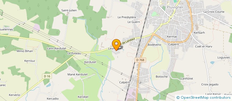 localisation de l'entreprise COET SAPIN à PLUVIGNER