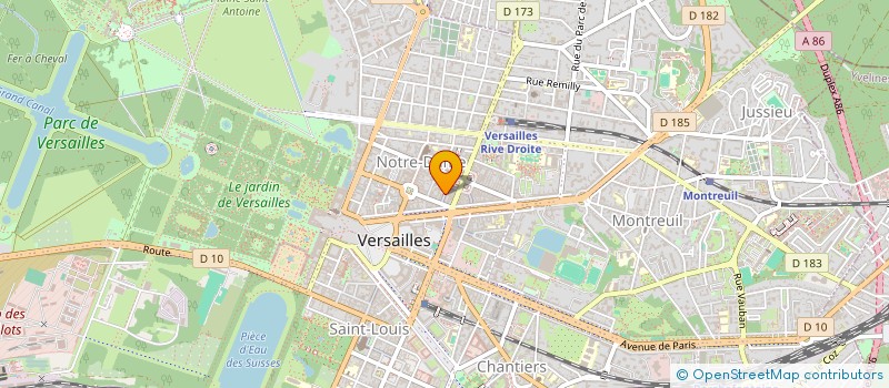 localisation de l'entreprise COEUR 2 VIES à VERSAILLES