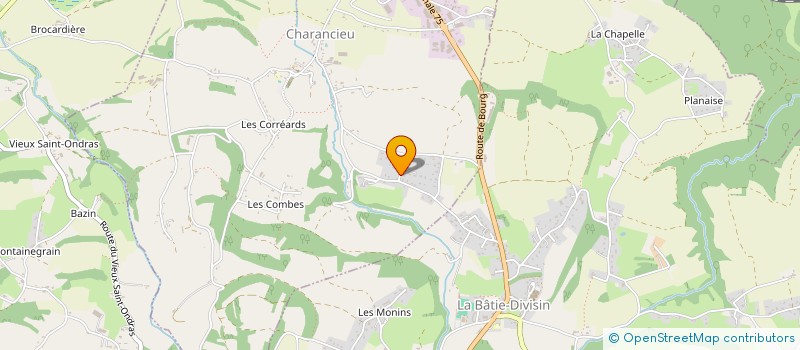 localisation de l'entreprise COEUR à CHARANCIEU