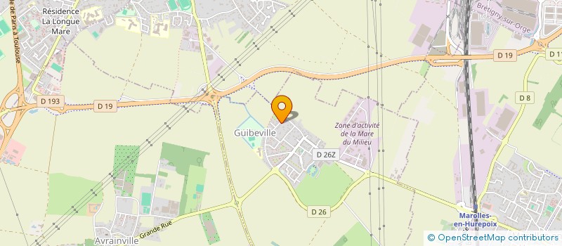 localisation de l'entreprise COEUR A COEUR à GUIBEVILLE