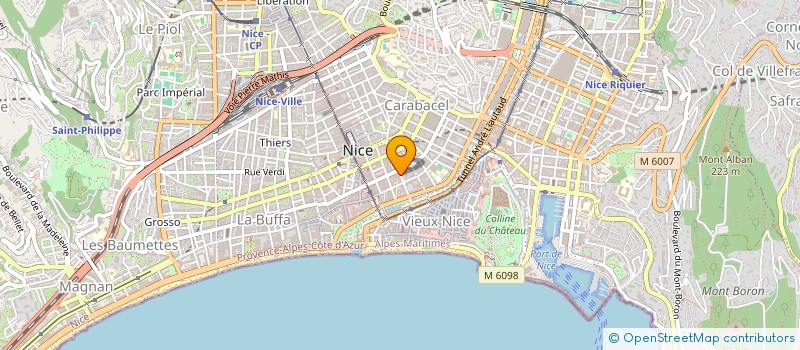 localisation de l'entreprise COEUR A COEUR  NICE