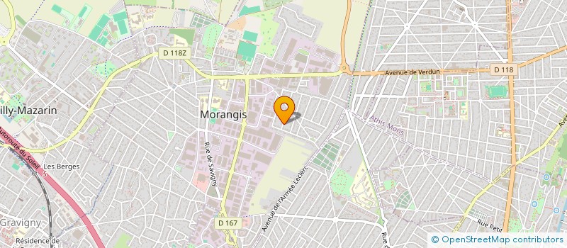 localisation de l'entreprise COEUR A COEUR MORANGIS à MORANGIS