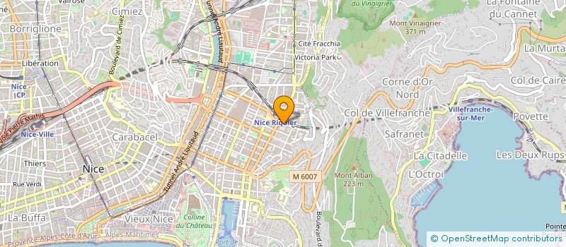 localisation de l'entreprise COEUR A CORPS à NICE
