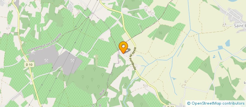 localisation de l'entreprise COEUR A CORPS  ROULLET-SAINT-ESTEPHE