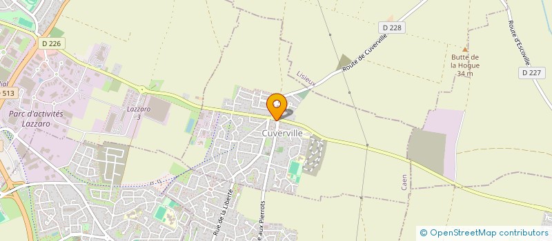 localisation de l'entreprise COEUR A L'OUVRAGE  CUVERVILLE