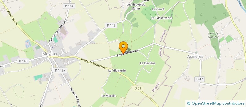 localisation de l'entreprise COEUR ANGE AUTISME  MOYAUX