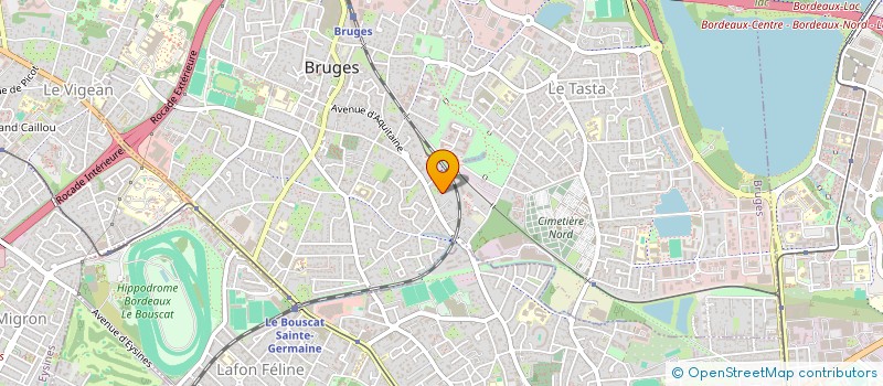 localisation de l'entreprise COEUR AUSONE C18  BRUGES