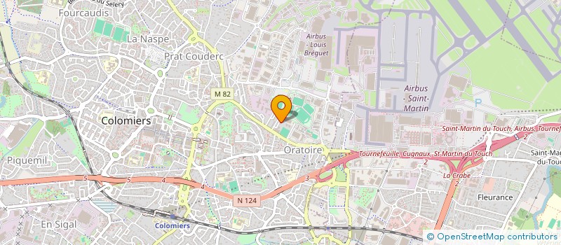 localisation de l'entreprise COEUR BLANC à COLOMIERS
