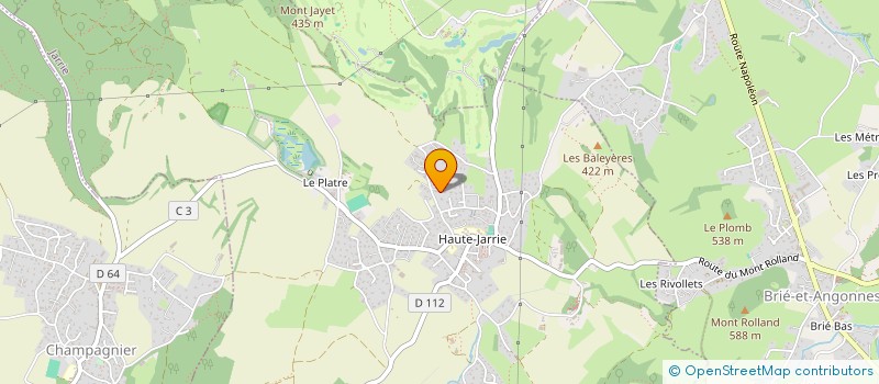 localisation de l'entreprise COEUR-CARTON  JARRIE