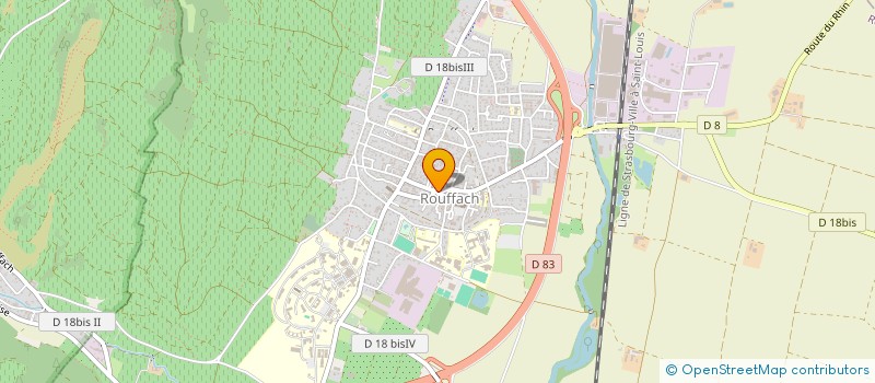 localisation de l'entreprise COEUR COMMERCANT ROUFFACH ET ENVIRONS  ROUFFACH