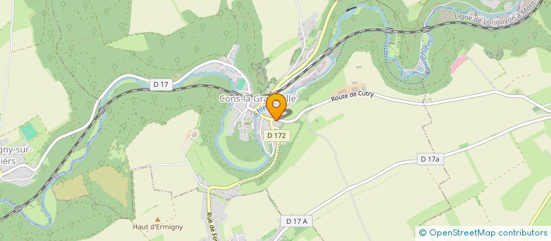 localisation de l'entreprise COEUR D'ACIER  CONS-LA-GRANDVILLE