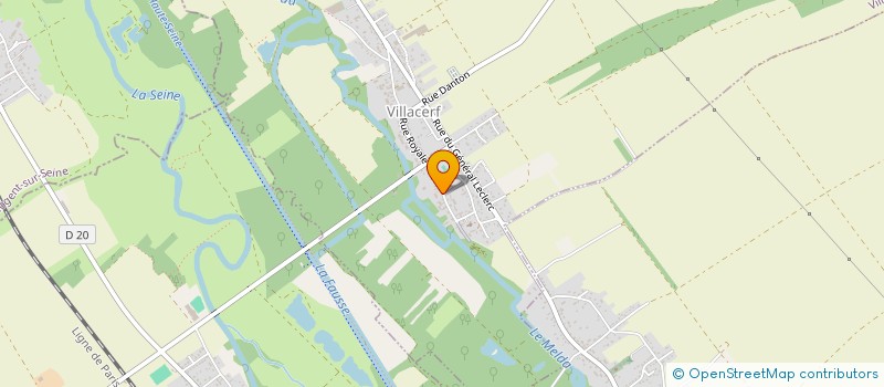 localisation de l'entreprise COEUR D'ANANDA  VILLACERF