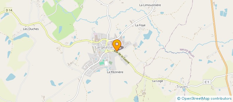 localisation de l'entreprise COEUR D AVENTURE  MONCOUTANT-SUR-SEVRE